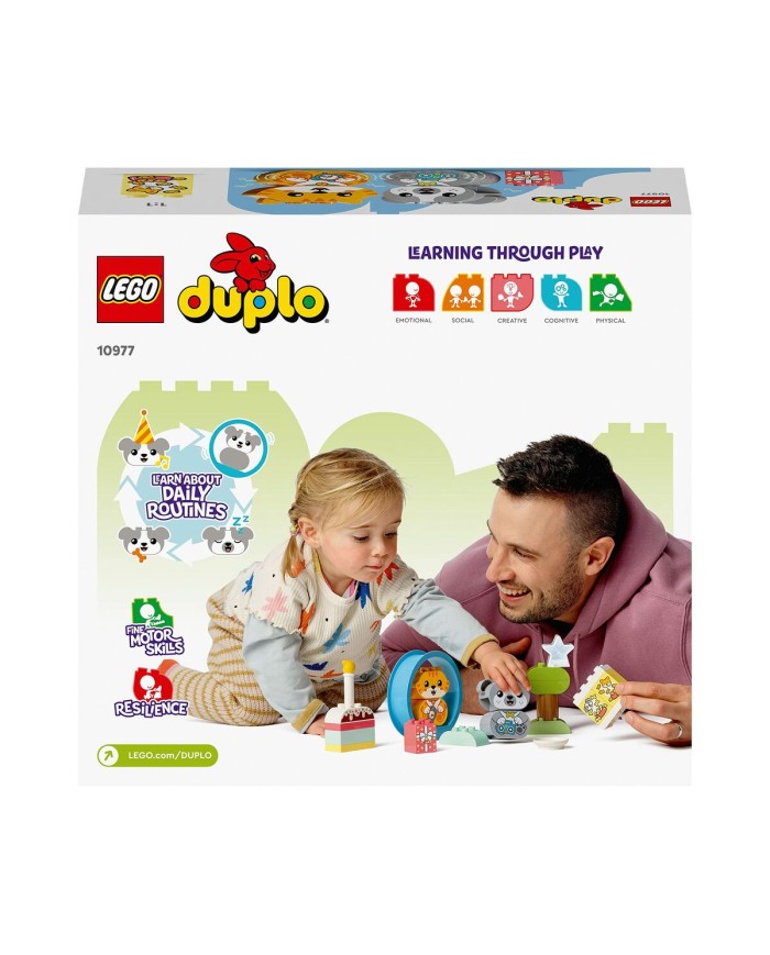 Set di Costruzioni Lego Mi primer perrito y gatito con sonidos Multicolore 22 Pezzi