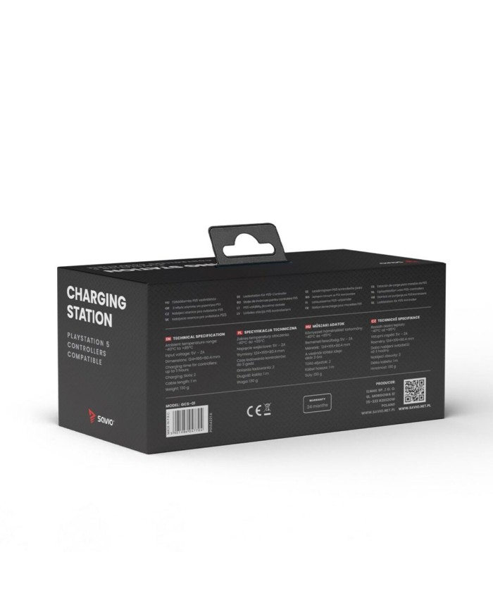 Caricabatterie USB Savio GCS-01 PlayStation 5