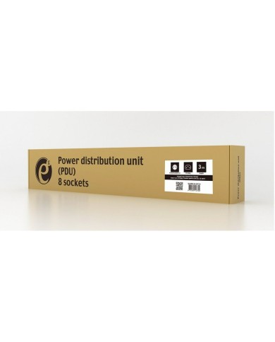 Multipresa 19" 8 Tomas Schuko con On/Off Switch GEMBIRD EG-PDU-014-FC14 (3 m) Multipresa 19" 8 Tomas Schuko con On/Off Switch GEMBIRD EG-PDU-014-FC14 (3 m)