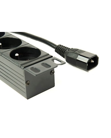 Multipresa 19" 8 Tomas Schuko con On/Off Switch GEMBIRD EG-PDU-014-FC14 (3 m)