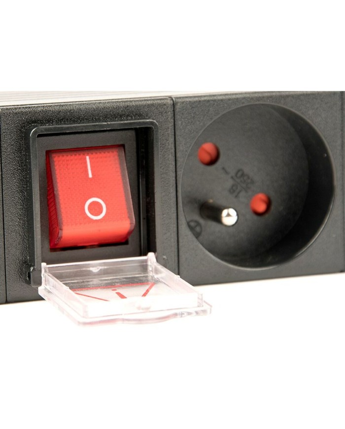 Multipresa 19" 8 Tomas Schuko con On/Off Switch GEMBIRD EG-PDU-014-FC14 (3 m)