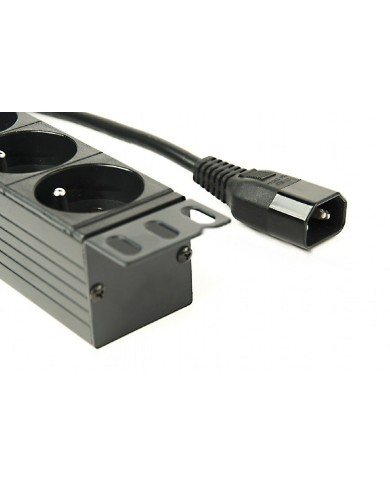 Multipresa 19" 8 Tomas Schuko con On/Off Switch GEMBIRD EG-PDU-014-FC14 (3 m)