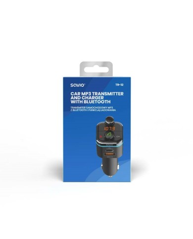 Lettore MP3 e Trasmettitore FM per Auto Savio TR-11/B