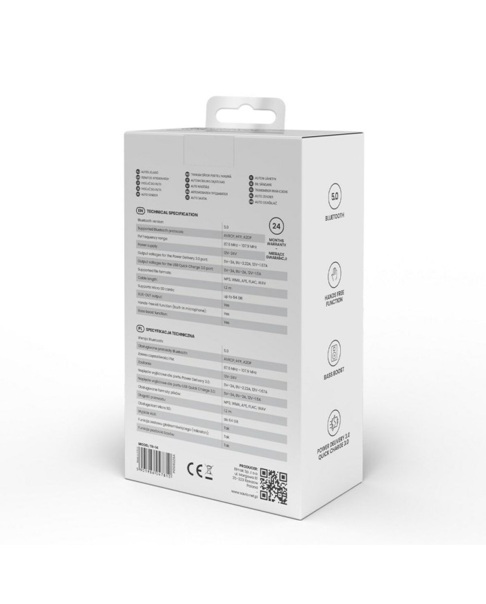 Lettore MP3 e Trasmettitore FM per Auto Savio TR-14