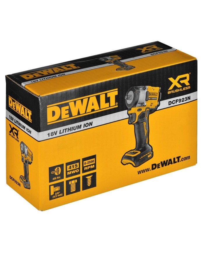Chiave ad impatto Dewalt DCF923N 18 V 406 Nm 610 Nm Chiave ad impatto Dewalt DCF923N 18 V 406 Nm 610 Nm