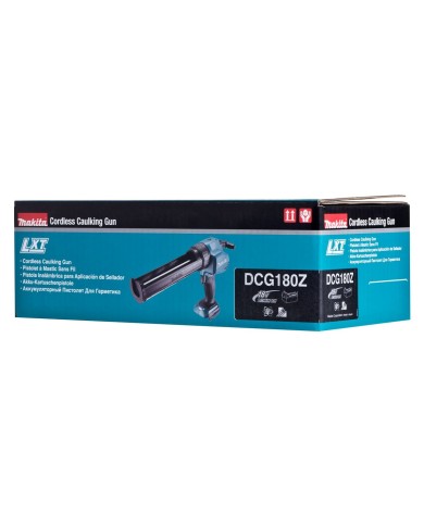 Pistola in silicone Makita DCG180Z Azzurro Bianco