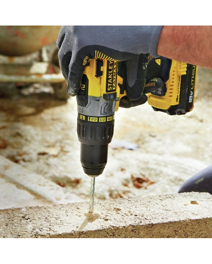 Trapano a Percussione Stanley FMC625D2 18 V