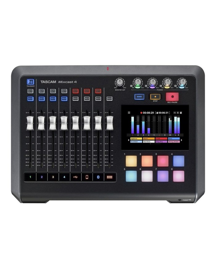 Tavolo da DJ Tascam MIXCAST 4 Tavolo da DJ Tascam MIXCAST 4