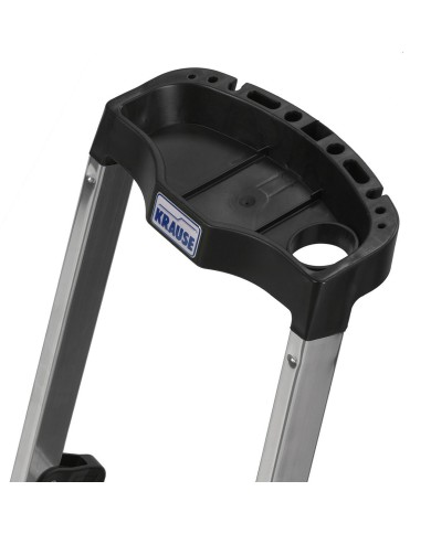 Scala Pieghevole a 3 Scalini Krause 126313 Argentato Alluminio Scala Pieghevole a 3 Scalini Krause 126313 Argentato Alluminio