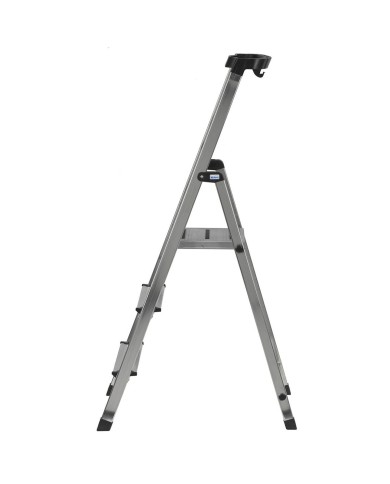 Scala Pieghevole a 3 Scalini Krause 126313 Argentato Alluminio Scala Pieghevole a 3 Scalini Krause 126313 Argentato Alluminio