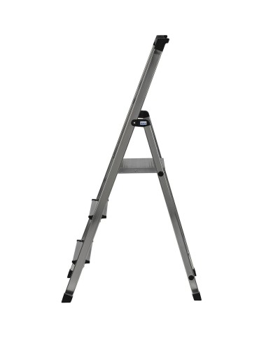 Scala Pieghevole a 3 Scalini Krause 126214 Argentato Alluminio Scala Pieghevole a 3 Scalini Krause 126214 Argentato Alluminio