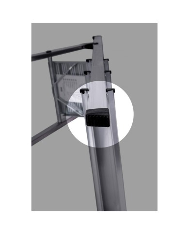 Scala Pieghevole a 4 Scalini Krause 126221 Argentato Alluminio Scala Pieghevole a 4 Scalini Krause 126221 Argentato Alluminio