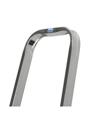 Scala Pieghevole a 5 Scalini Krause 729 Argentato Acciaio inossidabile Alluminio