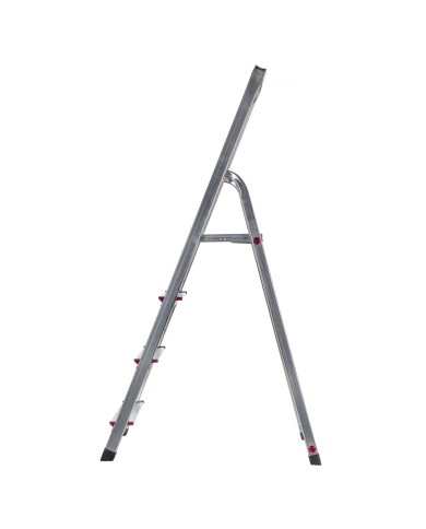 Scala Pieghevole a 4 Scalini Krause 000705 Argentato Alluminio Scala Pieghevole a 4 Scalini Krause 000705 Argentato Alluminio