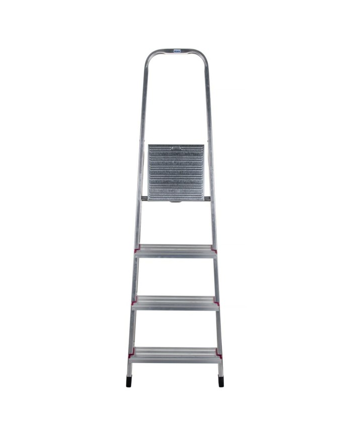 Scala Pieghevole a 4 Scalini Krause 000705 Argentato Alluminio