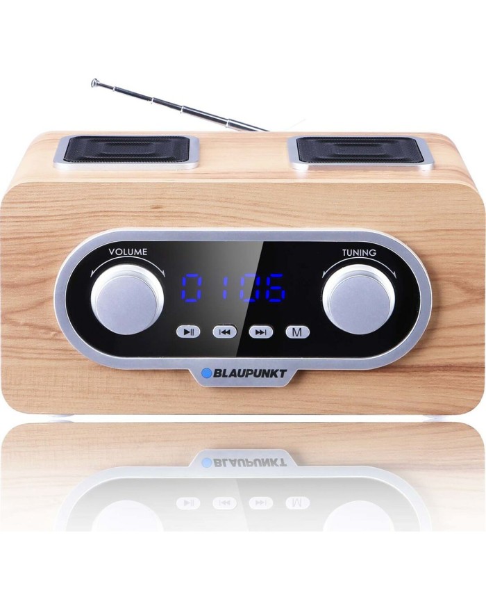 Radio Blaupunkt PP5.2CR Bianco Marrone Legno Radio Blaupunkt PP5.2CR Bianco Marrone Legno