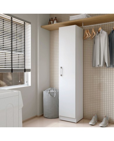 Armadio per Scope Alexandra House Living Bianco Legno MDP 35 x 170 x 32 cm 1 ușă Reversibile Armadio per Scope Alexandra House Living Bianco Legno MDP 35 x 170 x 32 cm 1 ușă Reversibile