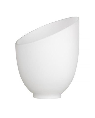 Paralume Activejet BENITA Bianco Vetro 26 x 12 x 12,5 cm Paralume Activejet BENITA Bianco Vetro 26 x 12 x 12,5 cm