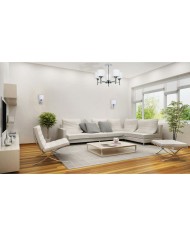 Applique da Parete Activejet AJE-MIRA 1P Bianco Argentato Metallo 40 W 23 x 21,5 x 11,5 cm (1 Pezzi)