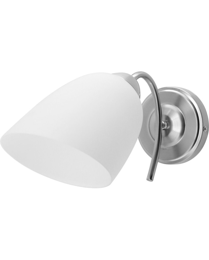 Applique da Parete Activejet NIKITA 1P Nikiel Bianco nichel Metallo Vetro 60 W 220-240 V 26 x 12 x 12,5 cm 30 x 12 x 15 cm (1 Pe Applique da Parete Activejet NIKITA 1P Nikiel Bianco nichel Metallo Vetro 60 W 220-240 V 26 x 12 x 12,5 cm 30 x 12 x 15 cm (1 Pe