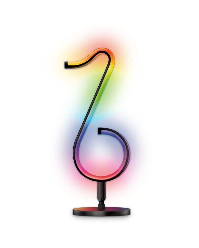 Lampada da tavolo Activejet AJE-MELODY RGB Nero Plastica 7 W 5 V