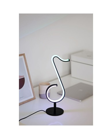 Lampada da tavolo Activejet AJE-MELODY RGB Nero Plastica 7 W 5 V