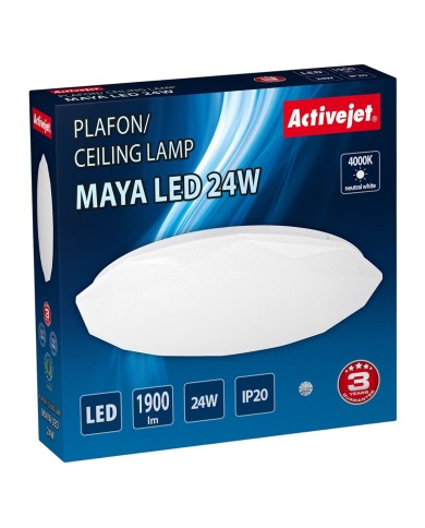 Lampadario Activejet AJE-MAYA Bianco 80 24 W
