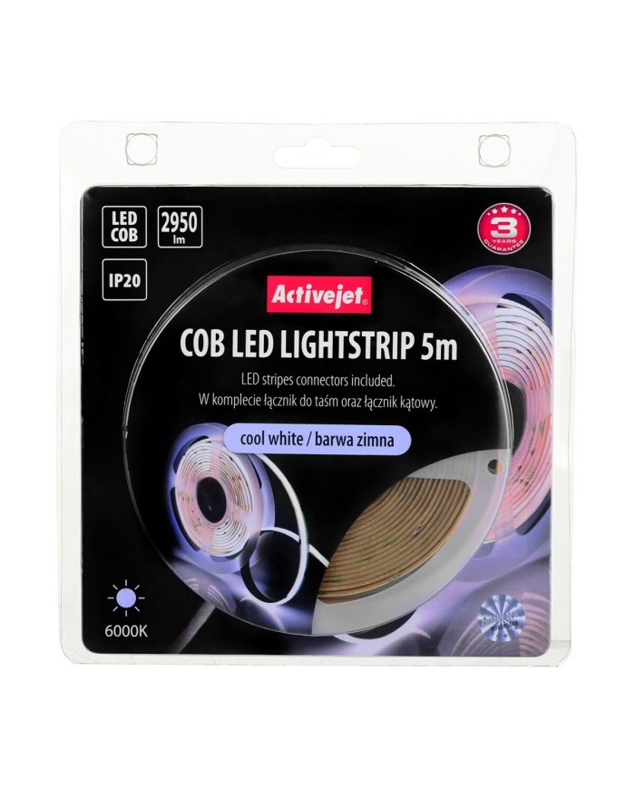 Strisce LED Activejet AJE-COB 5m zim No F 30 W