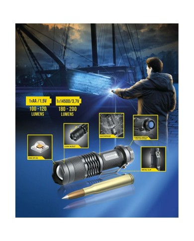 Torcia EverActive FL180 200 Lm Torcia EverActive FL180 200 Lm