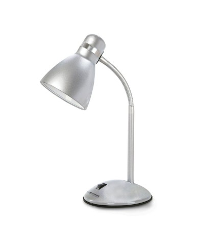 Lampada da scrivania Esperanza ELD113S Argentato Plastica 12 W Lampada da scrivania Esperanza ELD113S Argentato Plastica 12 W