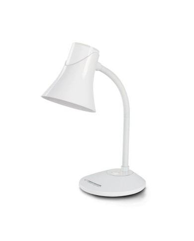 Lampada da scrivania Esperanza ELD111W Bianco Nero Plastica 12 W Lampada da scrivania Esperanza ELD111W Bianco Nero Plastica 12 W
