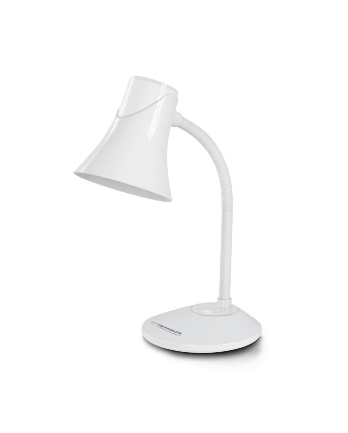 Lampada da scrivania Esperanza ELD111W Bianco Nero Plastica 12 W Lampada da scrivania Esperanza ELD111W Bianco Nero Plastica 12 W