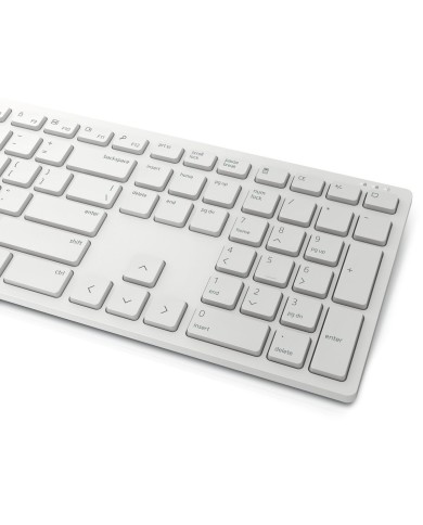 Tastiera e Mouse Wireless Dell KM5221W-WH Bianco Qwerty US