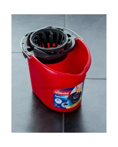 Secchio per Pavimenti Vileda SuperMocio Rosso 10 L 30 x 29 x 38 cm