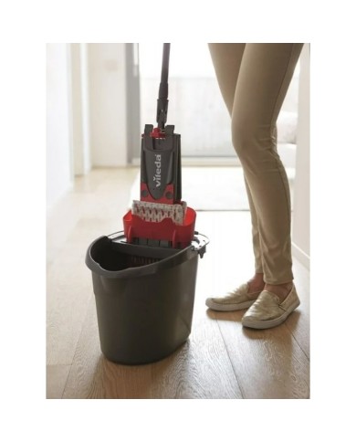 Secchio per Pavimenti Vileda Ultramax Nero Rosso Plastica 10 L 38 x 38 x 38 cm Secchio per Pavimenti Vileda Ultramax Nero Rosso Plastica 10 L 38 x 38 x 38 cm
