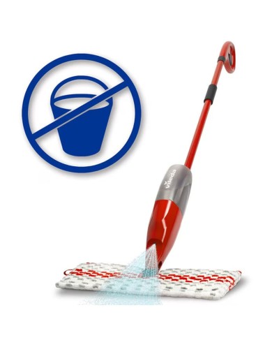 Mocio Vileda 1.2 Spray Max Bianco Rosso Microfibra Plastica (1 Pezzi) Mocio Vileda 1.2 Spray Max Bianco Rosso Microfibra Plastica (1 Pezzi)