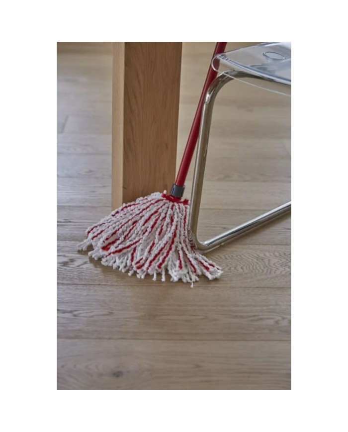 Mocio Vileda Microfibre And Power Rosso Microfibra (1 Unità)