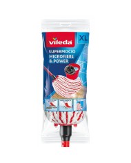 Mocio Vileda Microfibre And Power Rosso Microfibra (1 Unità)