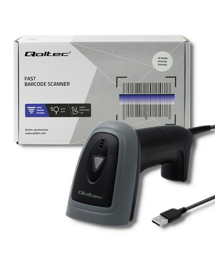 Lettore Codici a Barre Qoltec 50863 Lettore Codici a Barre Qoltec 50863