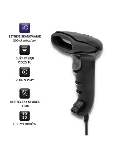 Lettore Codici a Barre Qoltec 50868