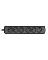 Multipresa 19" 8 Tomas Schuko con On/Off Switch Lanberg PDU-08E-0200-BK (2 m)