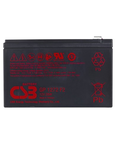 Batteria per Gruppo di Continuità UPS HITACHI CSB GP1272 F2 72 Ah 12 V Batteria per Gruppo di Continuità UPS HITACHI CSB GP1272 F2 72 Ah 12 V