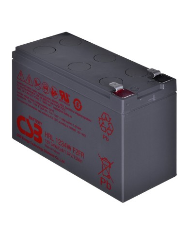 Batteria per Gruppo di Continuità UPS HITACHI CSB HRL1234WF2 9 Ah 12 V Batteria per Gruppo di Continuità UPS HITACHI CSB HRL1234WF2 9 Ah 12 V