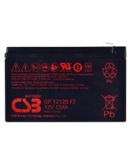 Batteria per Gruppo di Continuità UPS HITACHI CSB GP12120F2 12000 mAh 12 V Batteria per Gruppo di Continuità UPS HITACHI CSB GP12120F2 12000 mAh 12 V