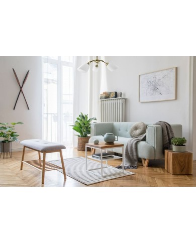 Lampadario Activejet NIKITA 3P Patyna Bianco Metallo Vetro 120 W