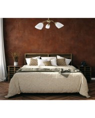 Lampadario Activejet NIKITA 3P Patyna Bianco Metallo Vetro 120 W Lampadario Activejet NIKITA 3P Patyna Bianco Metallo Vetro 120 W