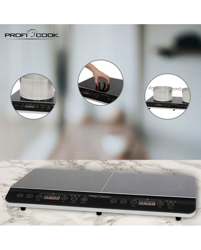 Piano Cottura ad Induzione Clatronic PC-DKI 1067 60,5 cm 3500 W