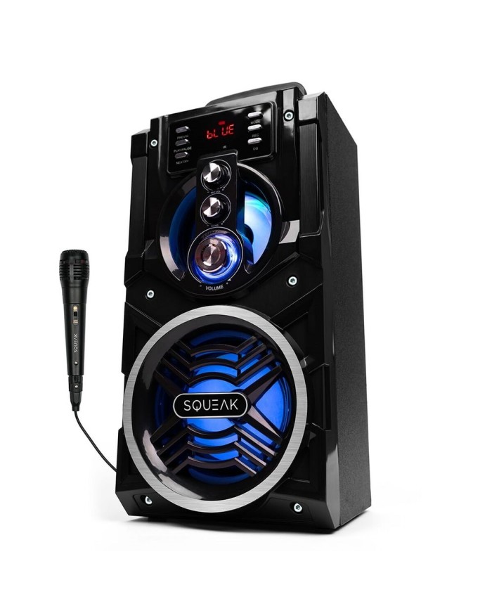 Altoparlante Bluetooth Portatile SQUEAK SQ1000 Nero 20 W Altoparlante Bluetooth Portatile SQUEAK SQ1000 Nero 20 W