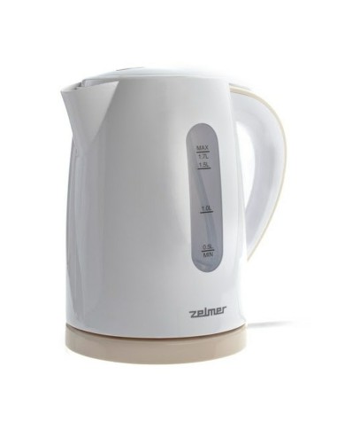 Bollitore Zelmer ZCK7616I Bianco Beige Plastica 2200 W 1,7 L Bollitore Zelmer ZCK7616I Bianco Beige Plastica 2200 W 1,7 L