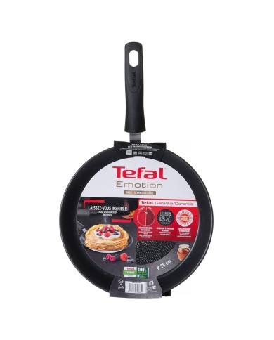 Padella per Crêpe Tefal E3003804 Nero Acciaio inossidabile Alluminio Ø 25 cm Padella per Crêpe Tefal E3003804 Nero Acciaio inossidabile Alluminio Ø 25 cm